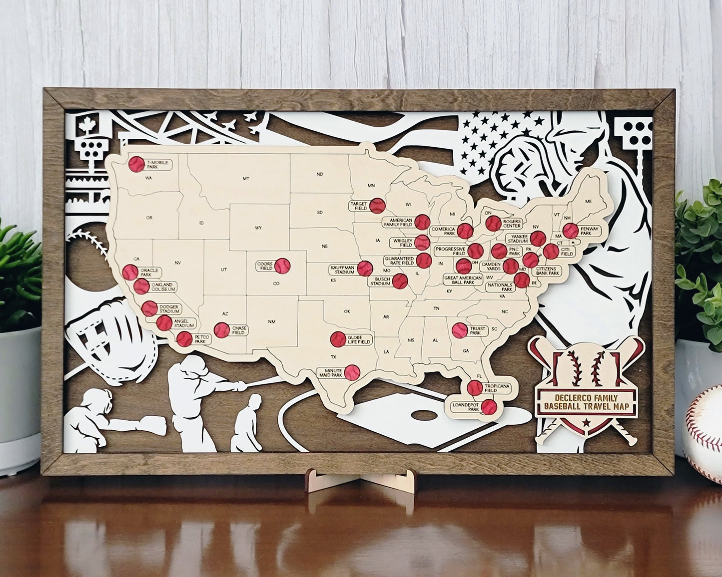 Baseball Stadium Map