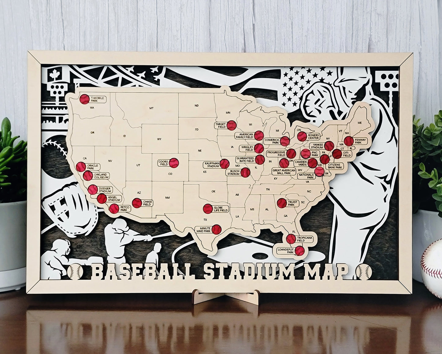 Baseball Stadium Map