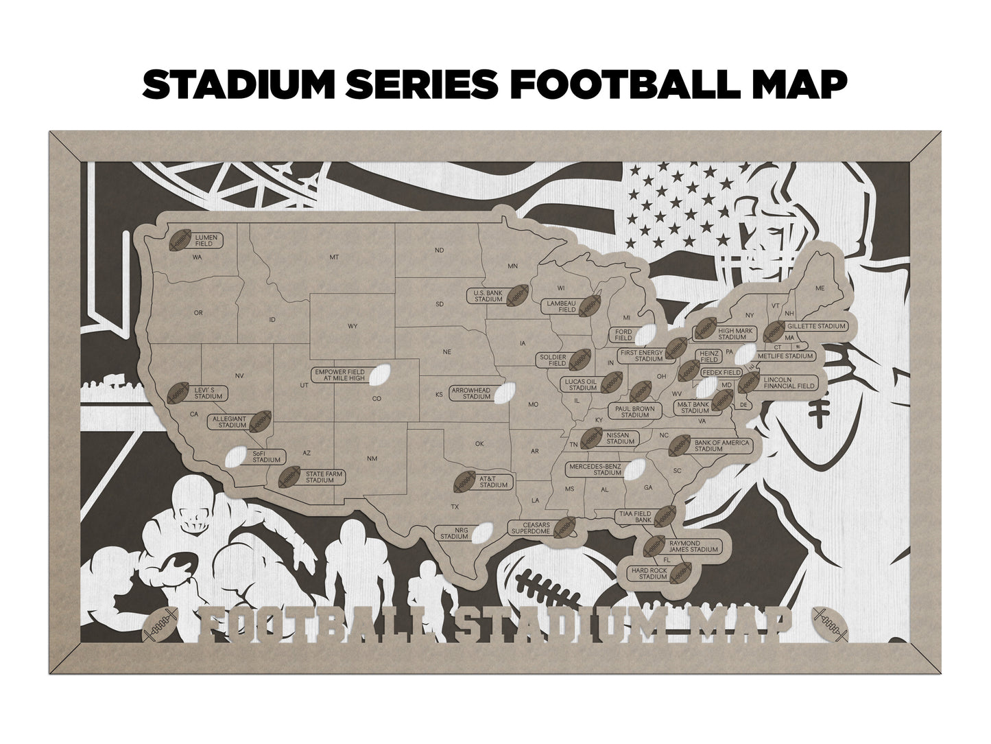 Football Stadium Map