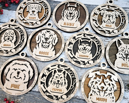 Dog Breed Ornament