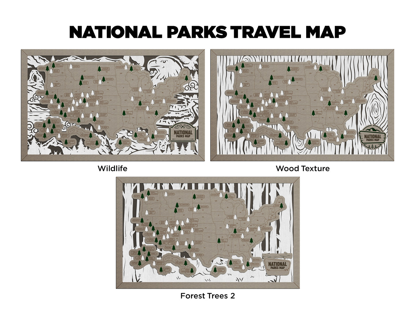 National Park Travel Map